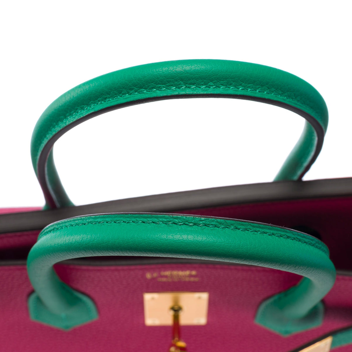 Sac HERMES Birkin 30 en Cuir Rose - 104079