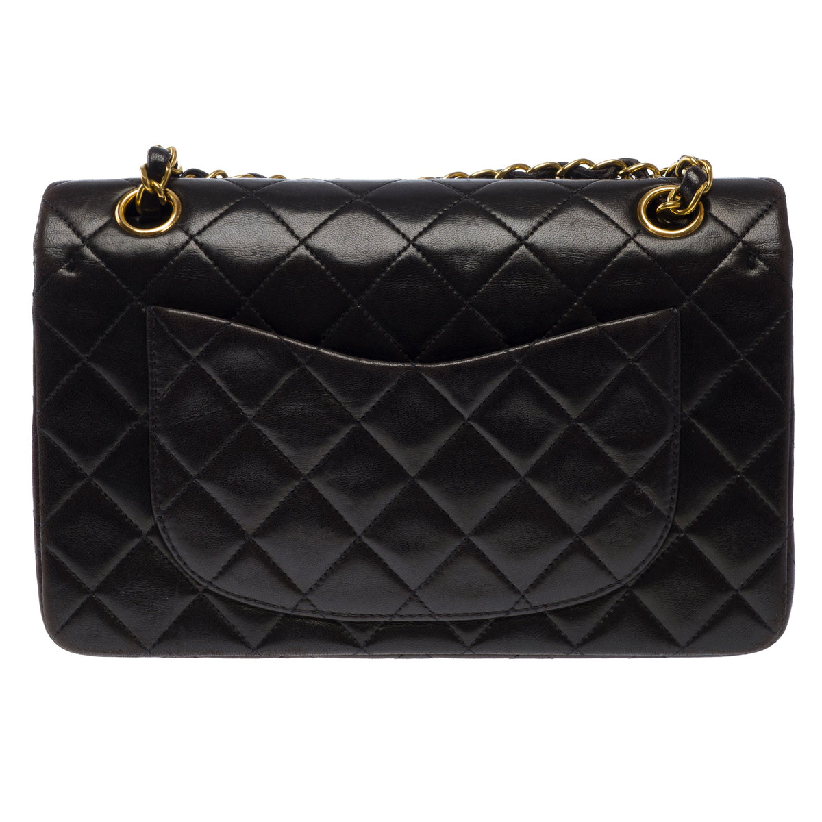 Sac CHANEL Timeless/Classique en Cuir Marron - 104056