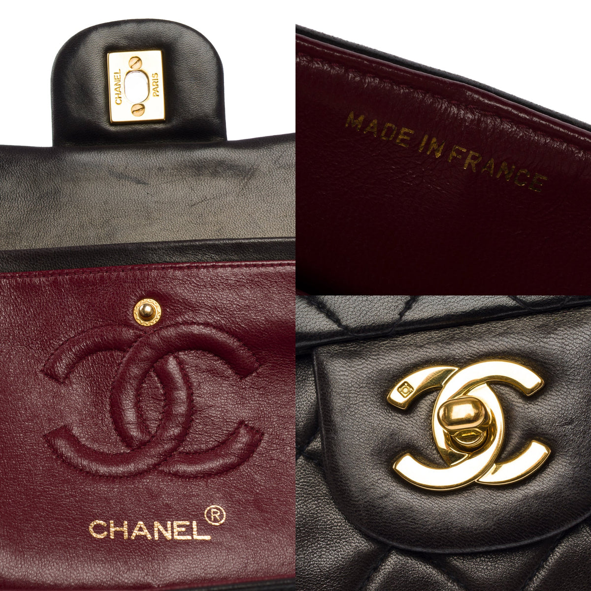 Sac CHANEL Timeless/Classique en Cuir Marron - 104056