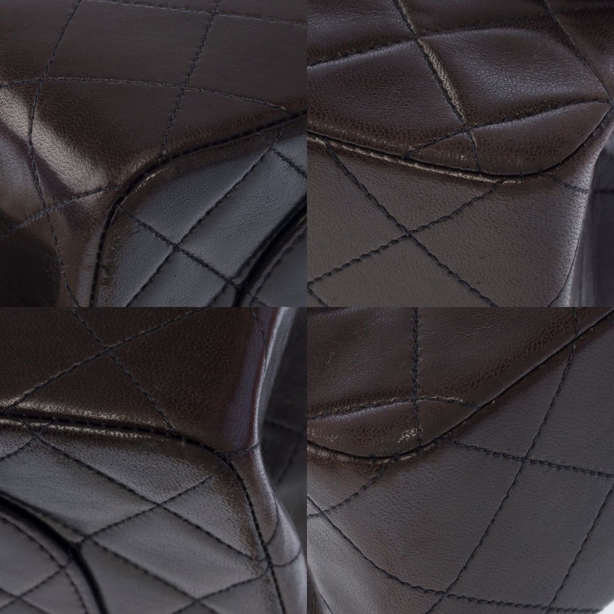 Sac CHANEL Timeless/Classique en Cuir Marron - 104056