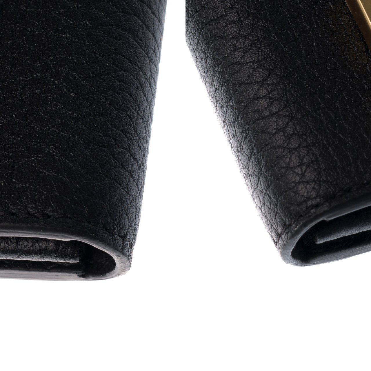 portefeuille LOUIS VUITTON capucines en cuir taurillon- 100479