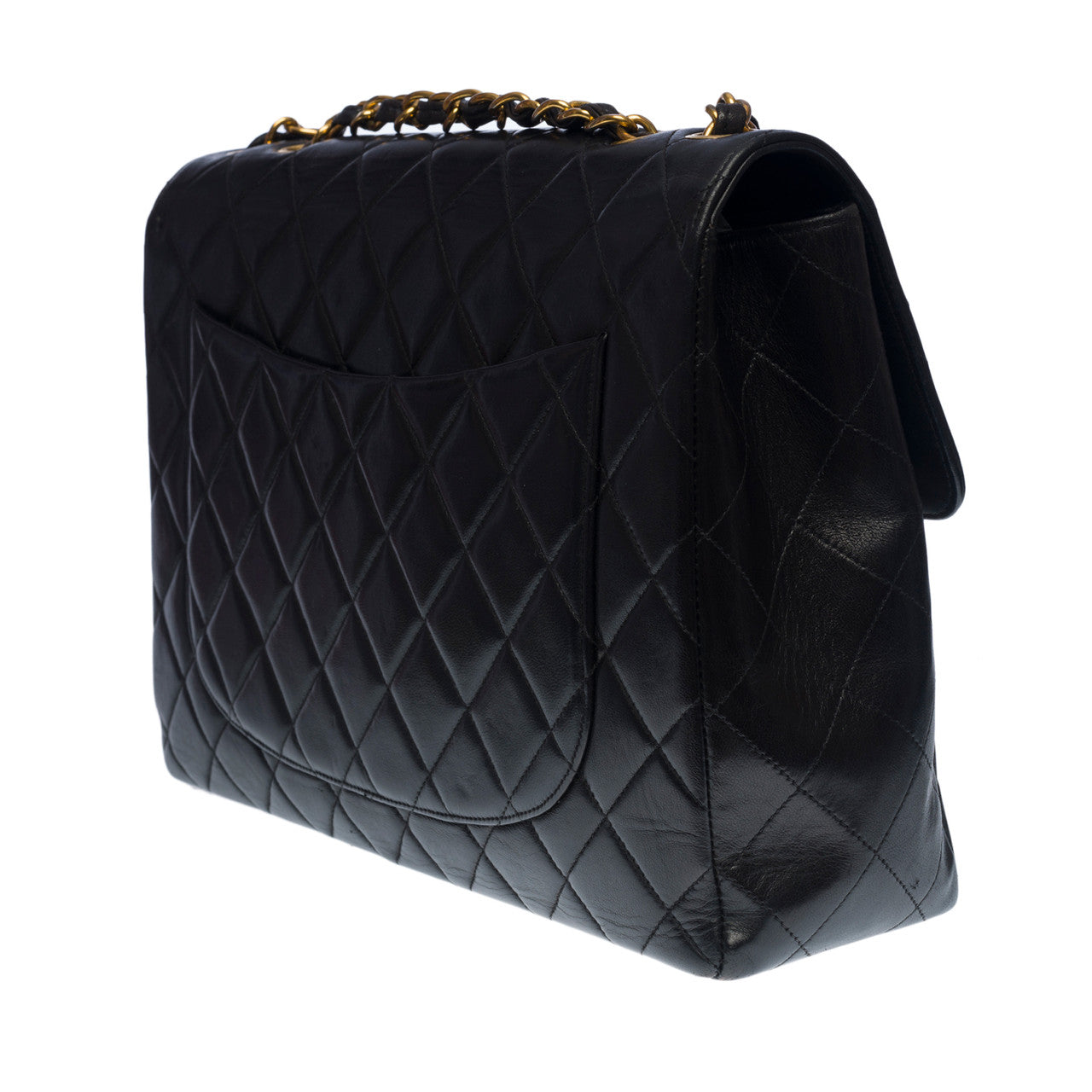 Sac CHANEL Timeless/Classique en Cuir Noir - 100406