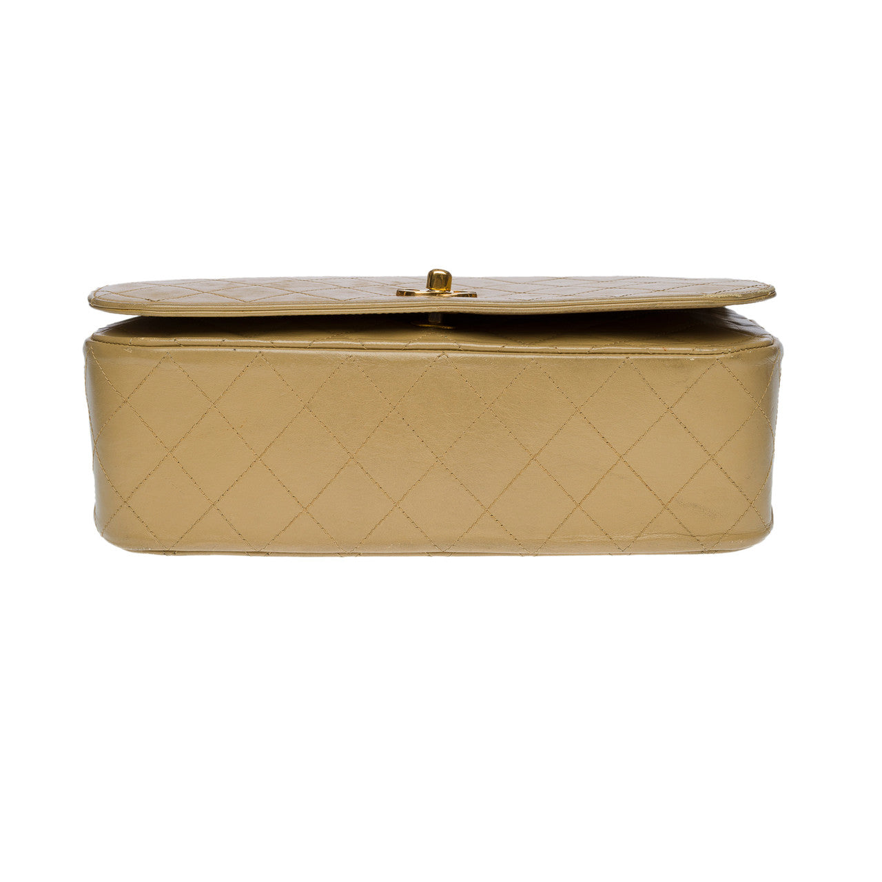 Sac CHANEL Timeless/Classique en Cuir Beige - 100712