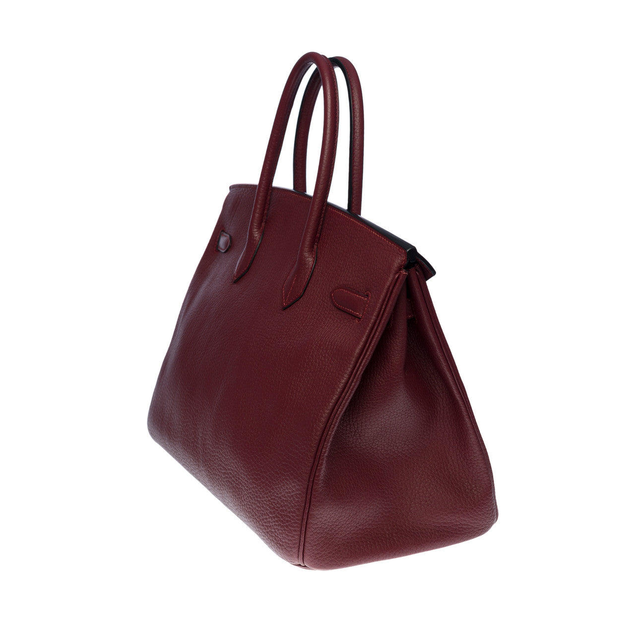 SAC À MAIN HERMES BIRKIN 35 EN CUIR FJORD ROUGE H-100792