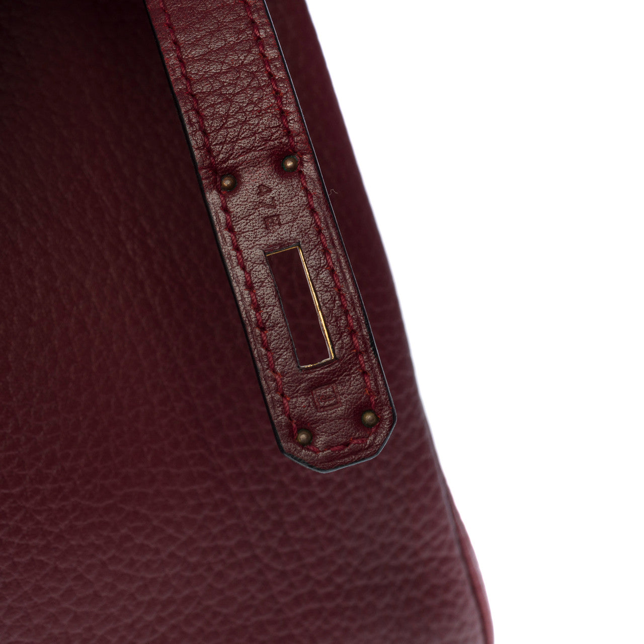 SAC À MAIN HERMES BIRKIN 35 EN CUIR FJORD ROUGE H-100792