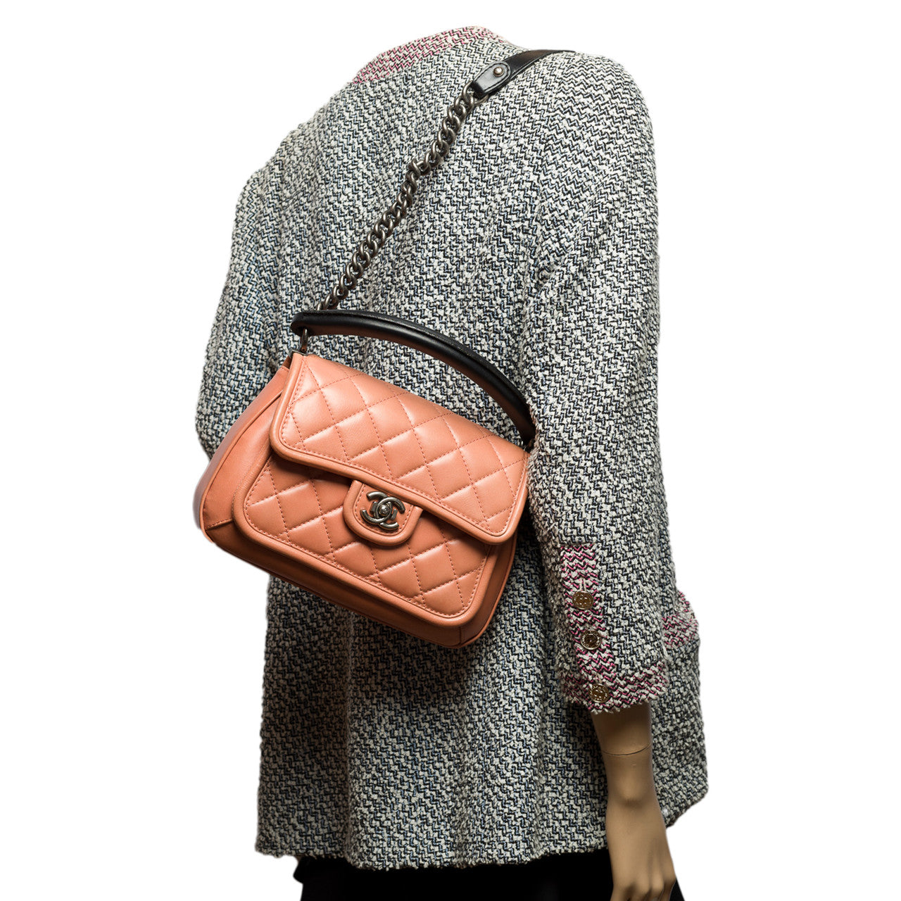 Sac CHANEL en Cuir Rose - 100866