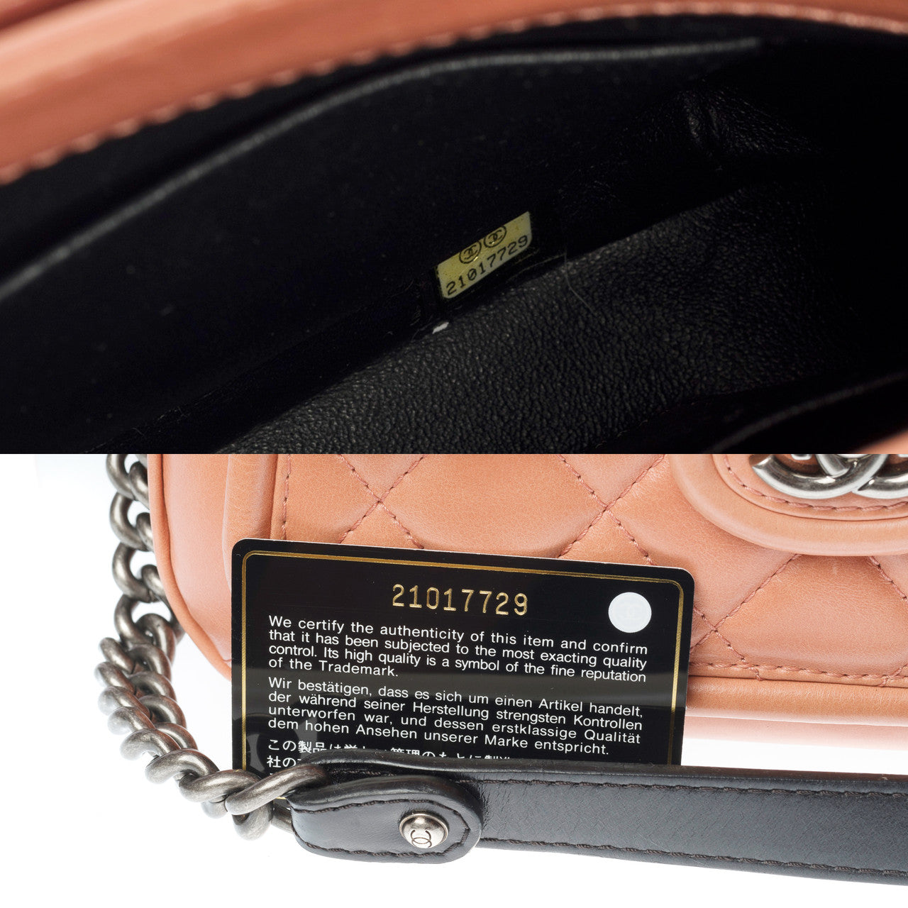 Sac CHANEL en Cuir Rose - 100866