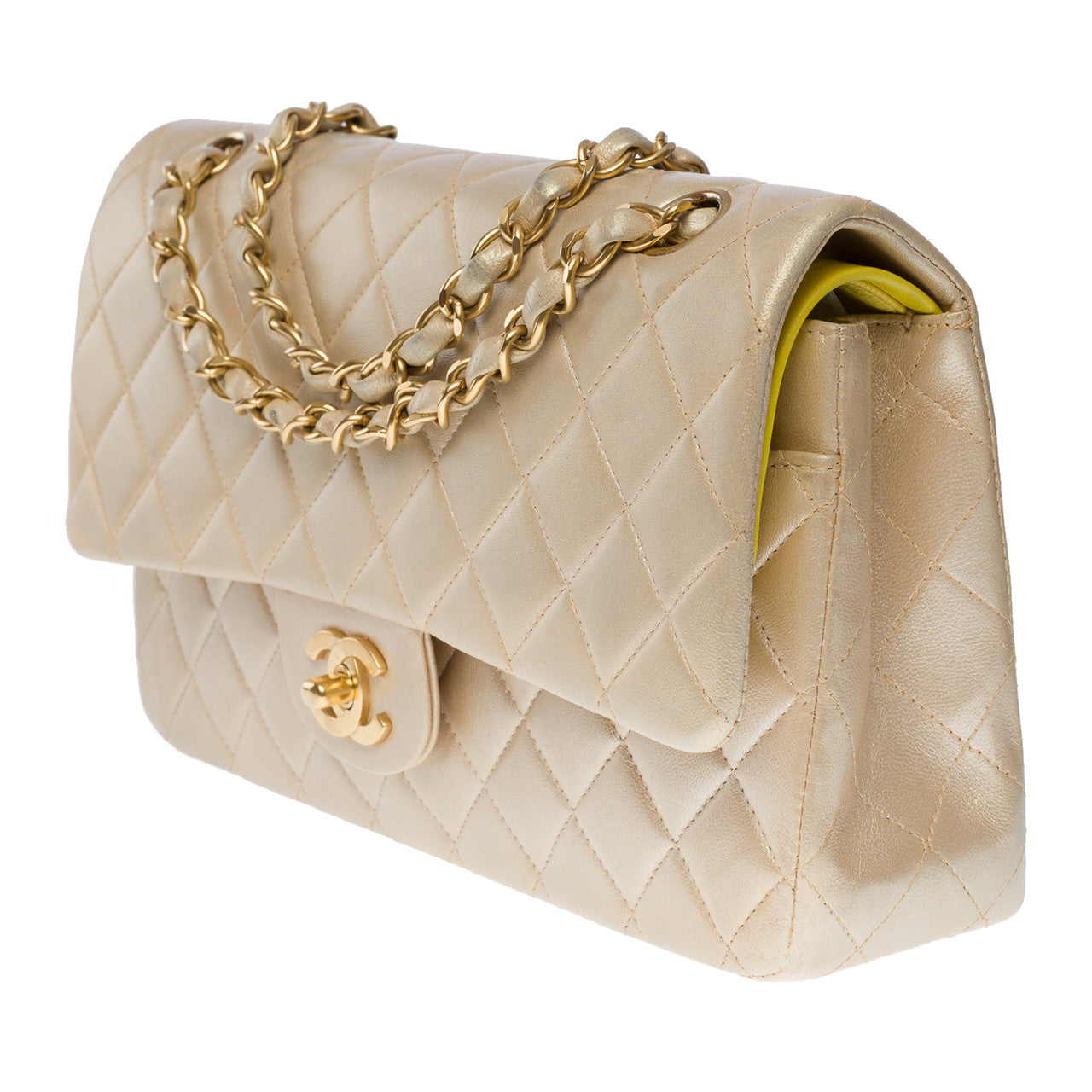 Sac CHANEL Timeless/Classique Or - 100904
