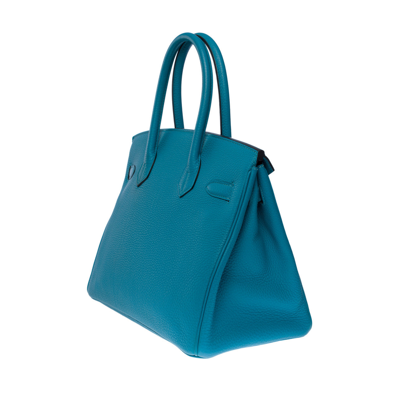 Sac HERMES Birkin 30 en Cuir Bleu - 100992