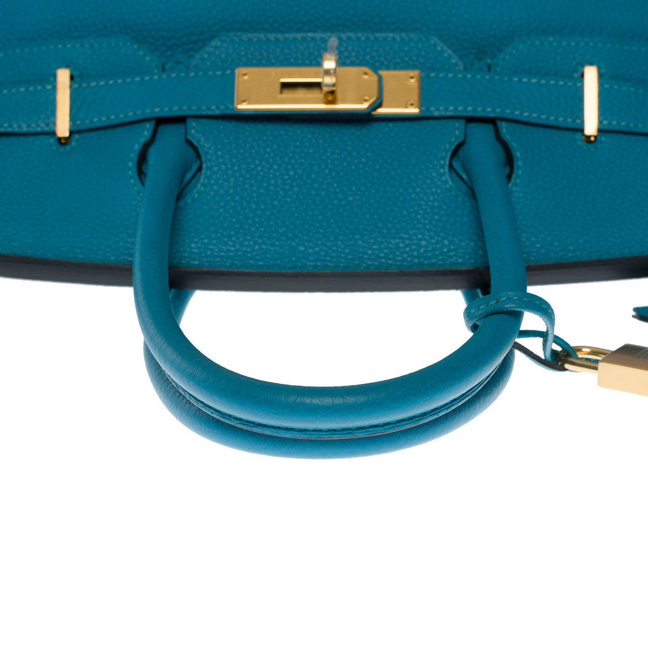 Sac HERMES Birkin 30 en Cuir Bleu - 100992