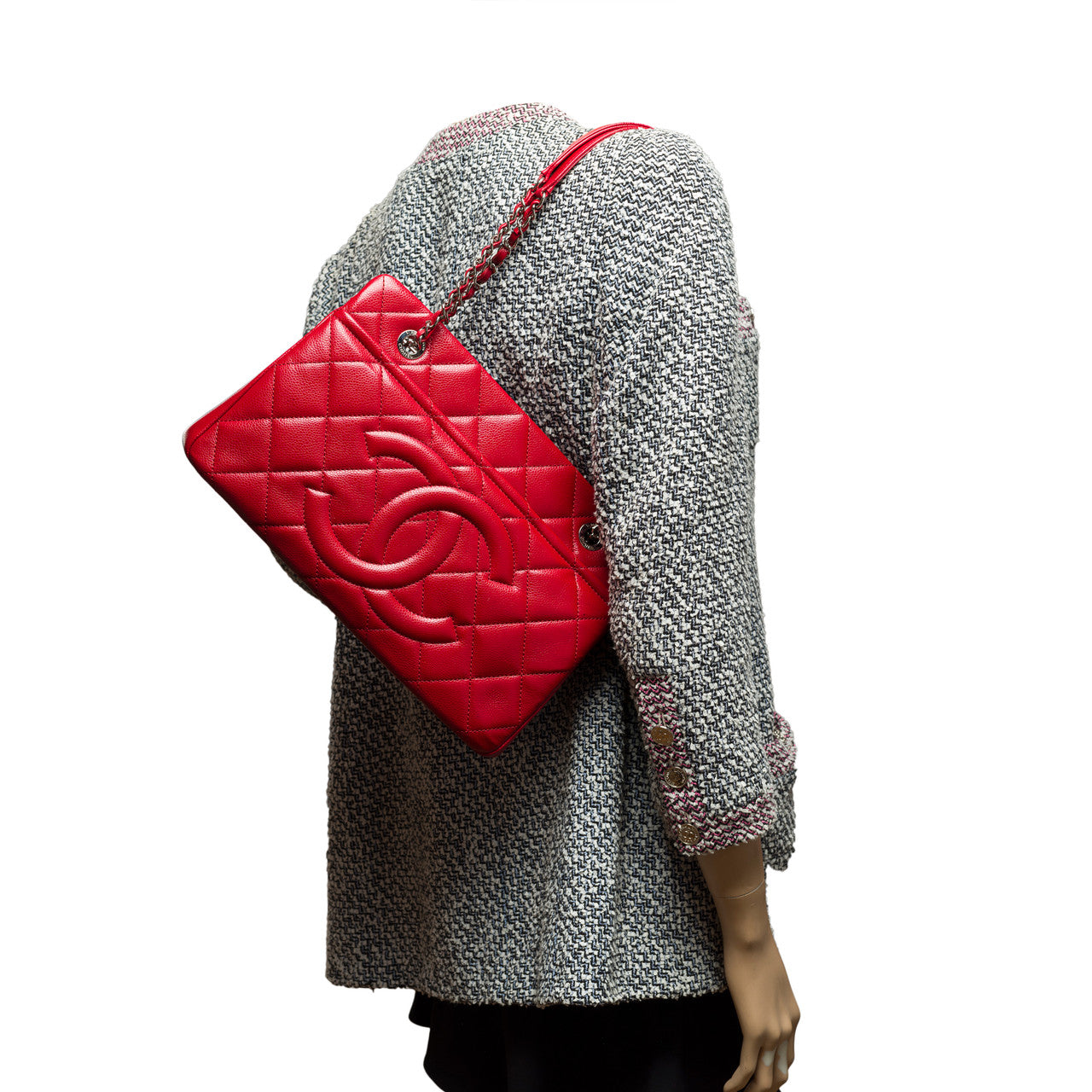 Sac CHANEL en Cuir Rouge - 101058