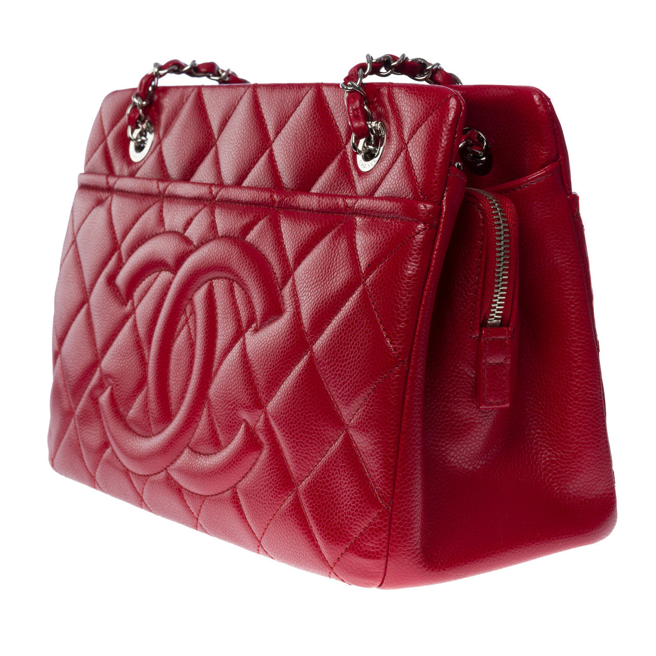 Sac CHANEL en Cuir Rouge - 101058