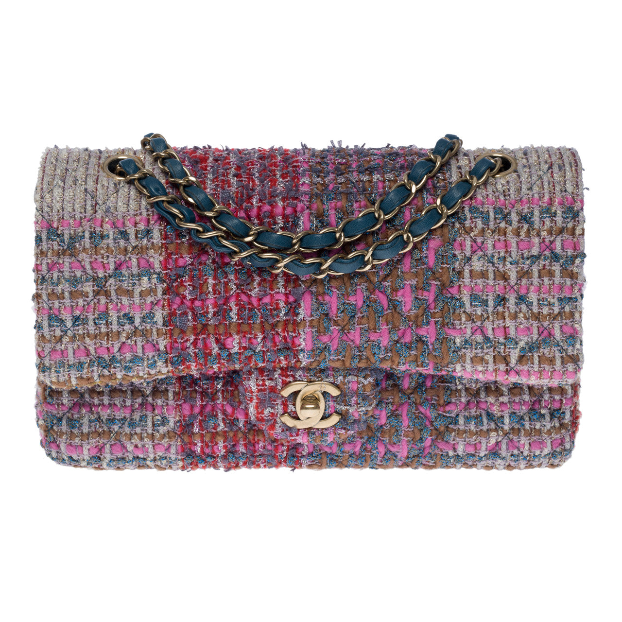 Sac CHANEL Timeless/Classique en Tweed Multicolor - 101137