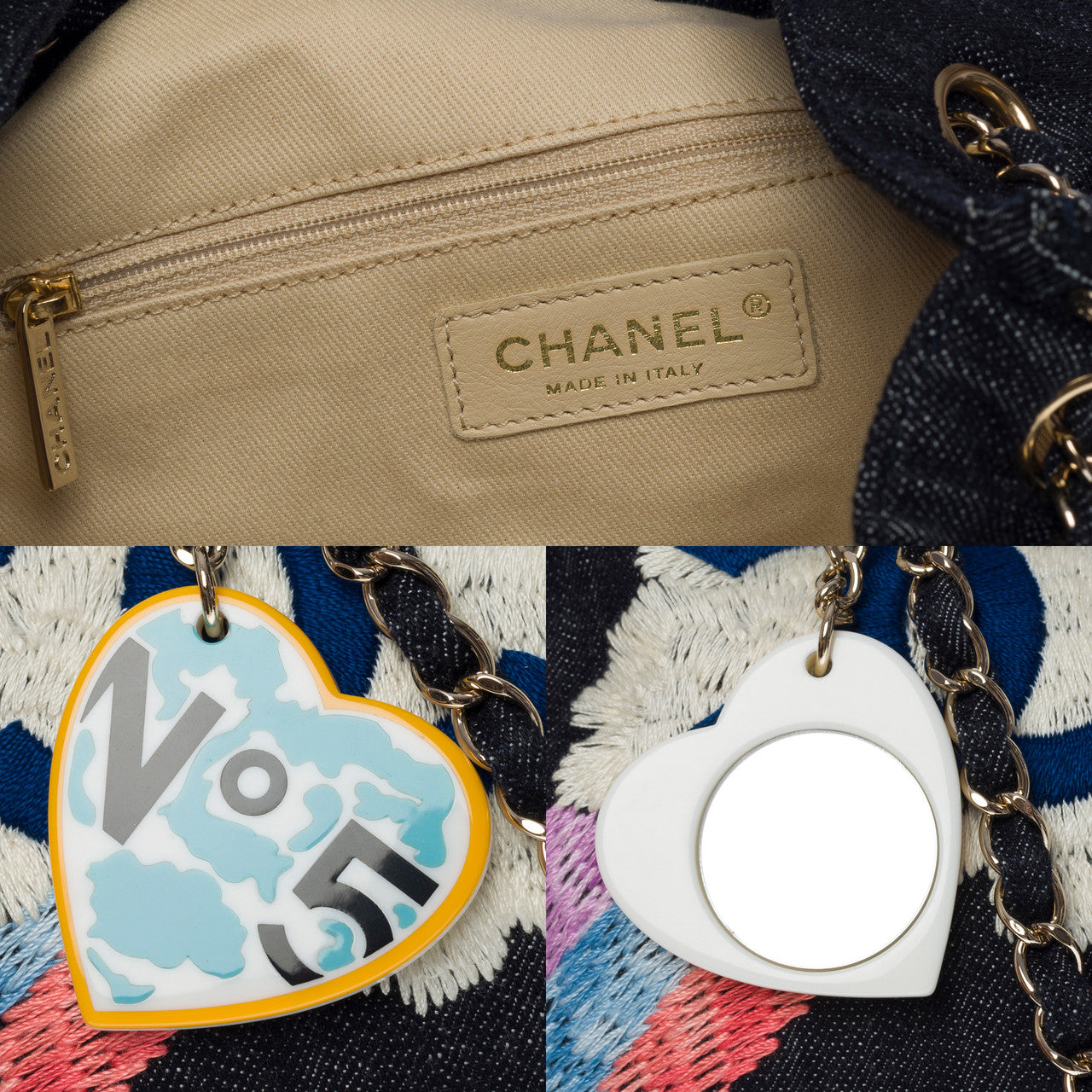 Sac CHANEL Cambon en Denim Marine - 101139