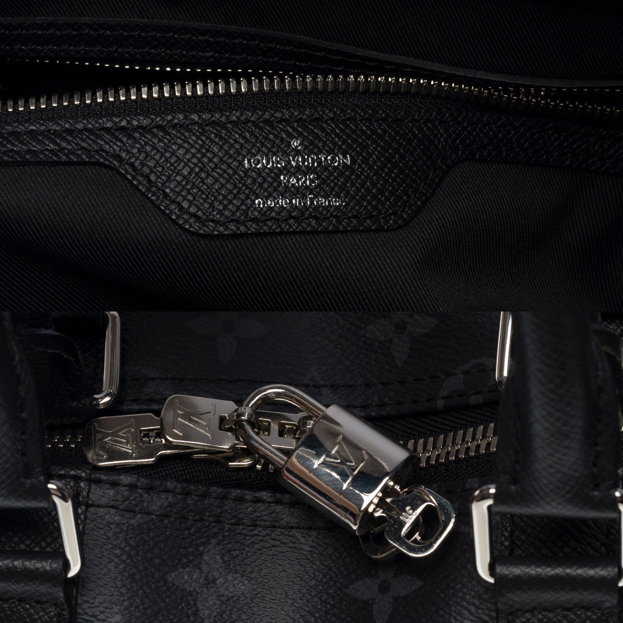 Sac LOUIS VUITTON Keepall en Cuir Noir - 101147