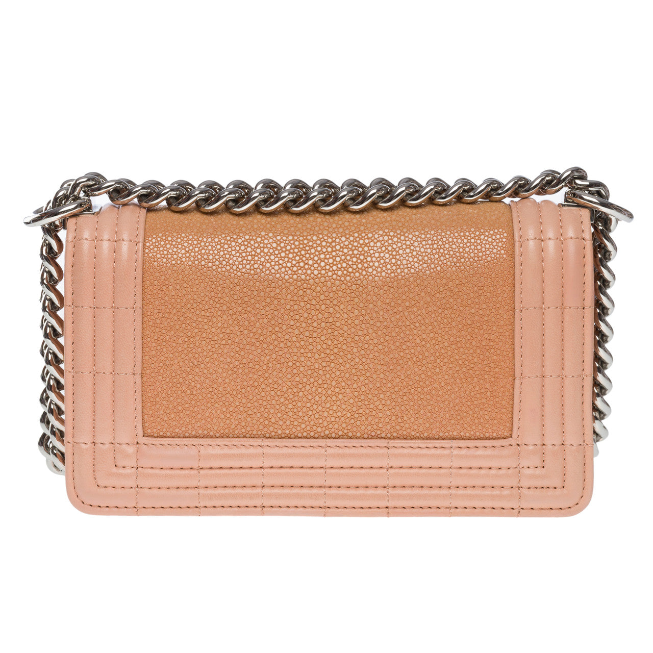 Sac CHANEL Boy en Cuir Rose - 101200