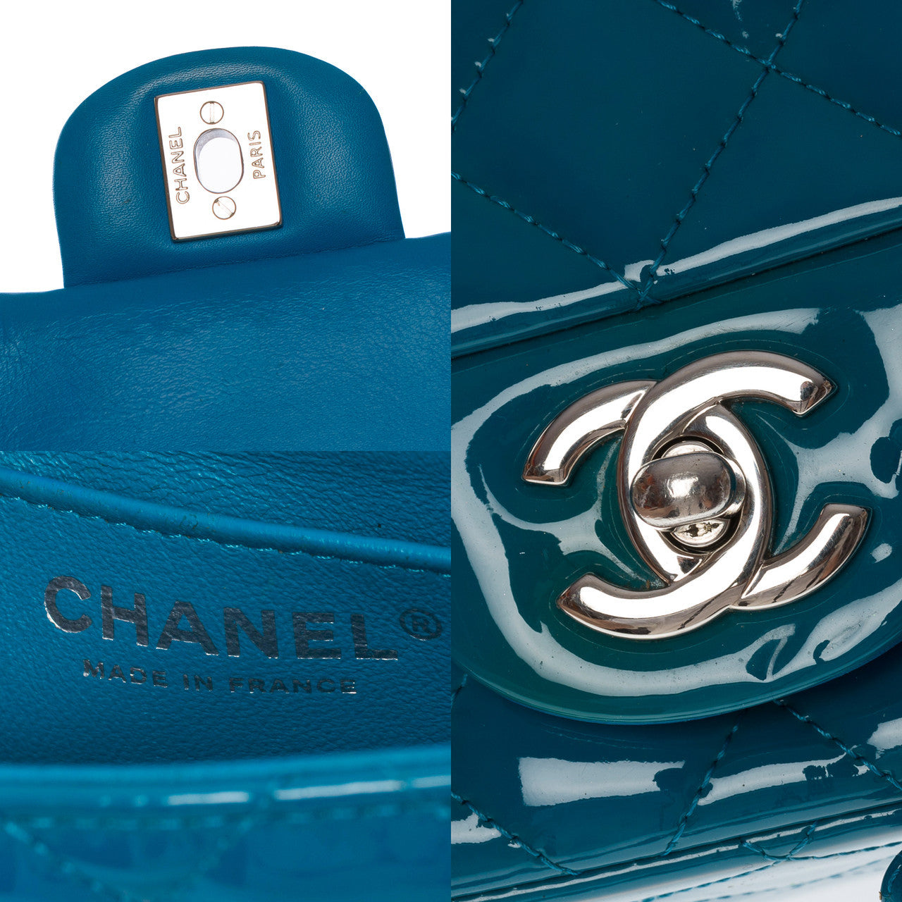 Sac CHANEL Timeless/Classique en Cuir Bleu - 101213