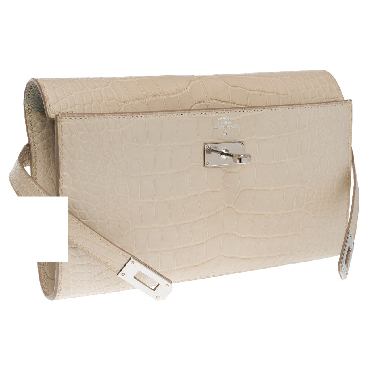 Accessoire HERMES Kelly en Cuirs exotiques Beige - 101224