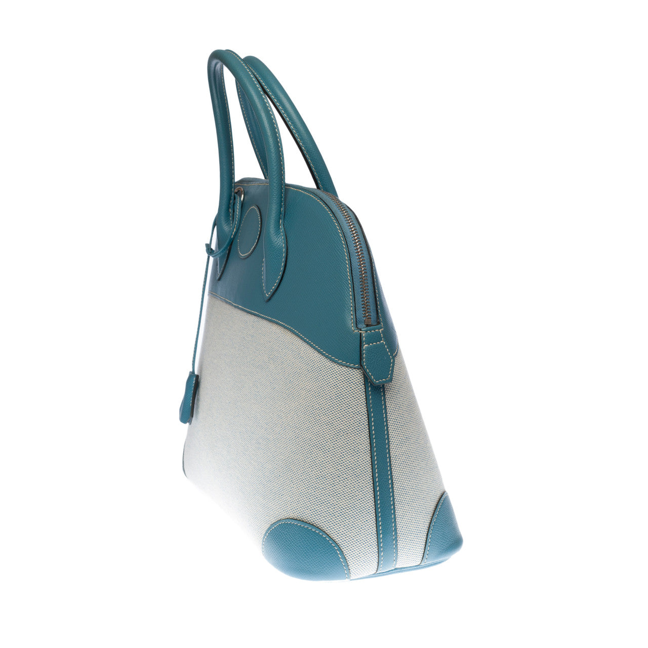 Sac HERMES Bolide en Toile Bleu - 100015