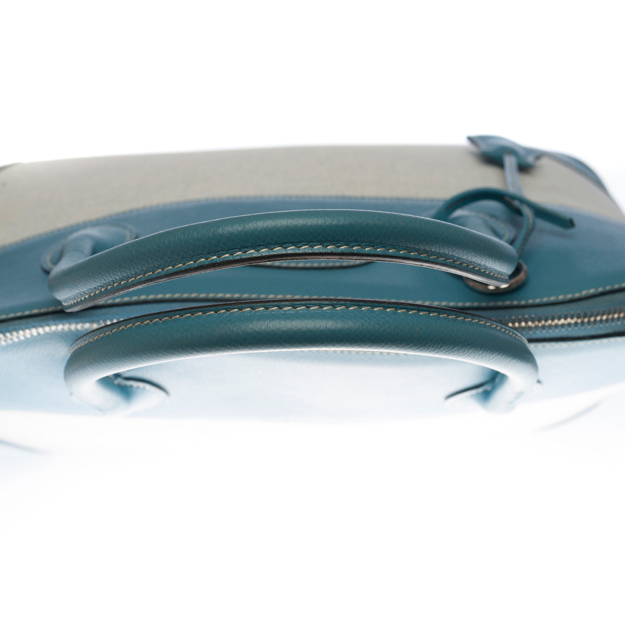 Sac HERMES Bolide en Toile Bleu - 100015