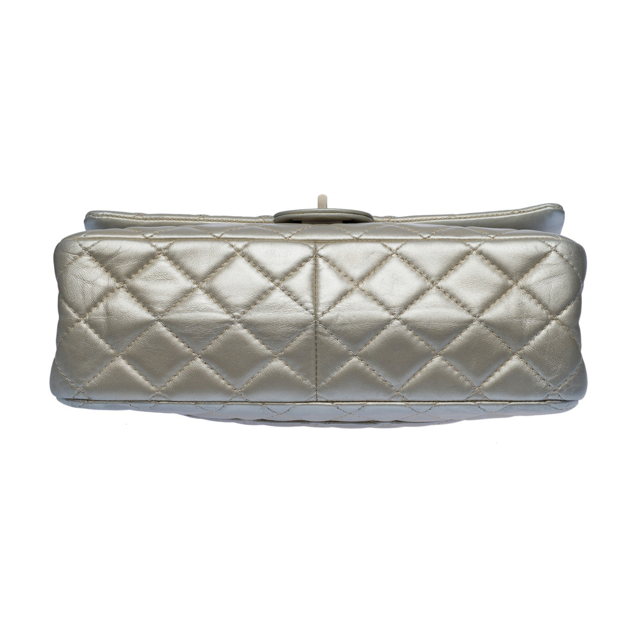 Sac CHANEL 2.55 en Cuir Argent - 100179