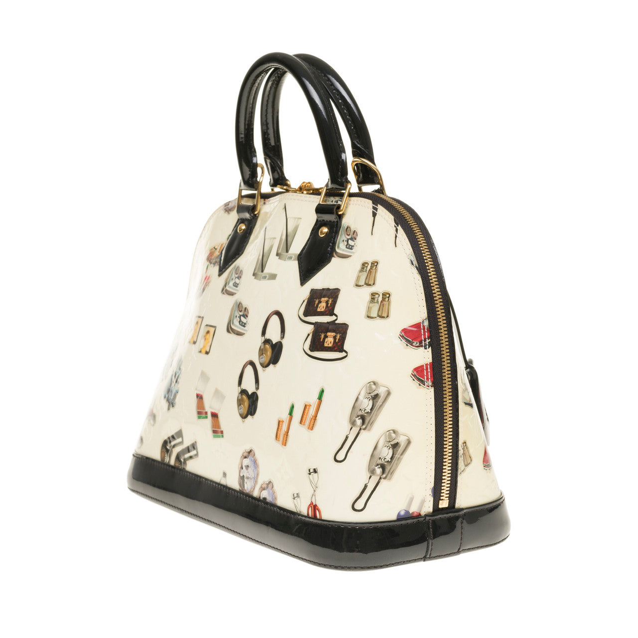 Sac LOUIS VUITTON Alma en Cuir Blanc - 100187