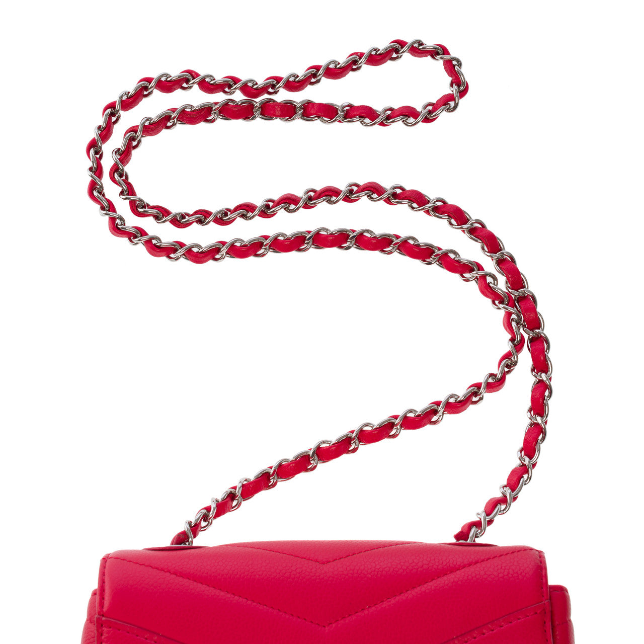 Sac CHANEL Timeless/Classique en Cuir Rouge - 101259