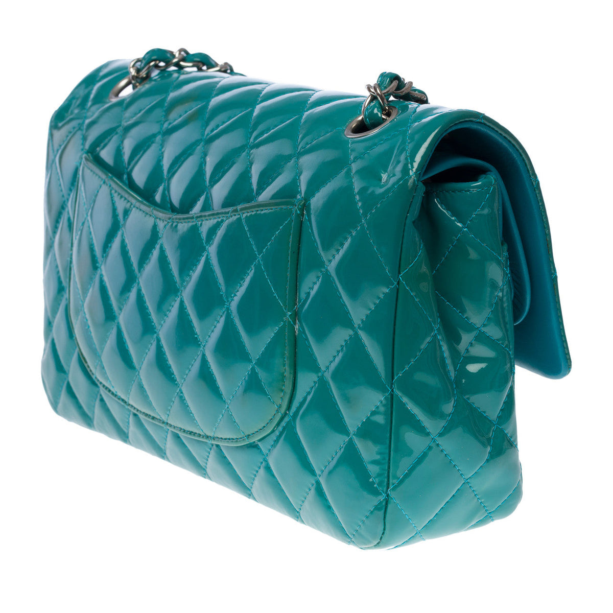 Sac CHANEL Timeless/Classique en Cuir Bleu - 101283