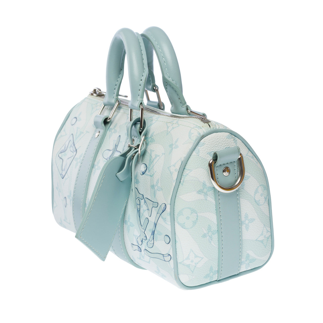 Sac LOUIS VUITTON Speedy en Toile Bleu - 101385