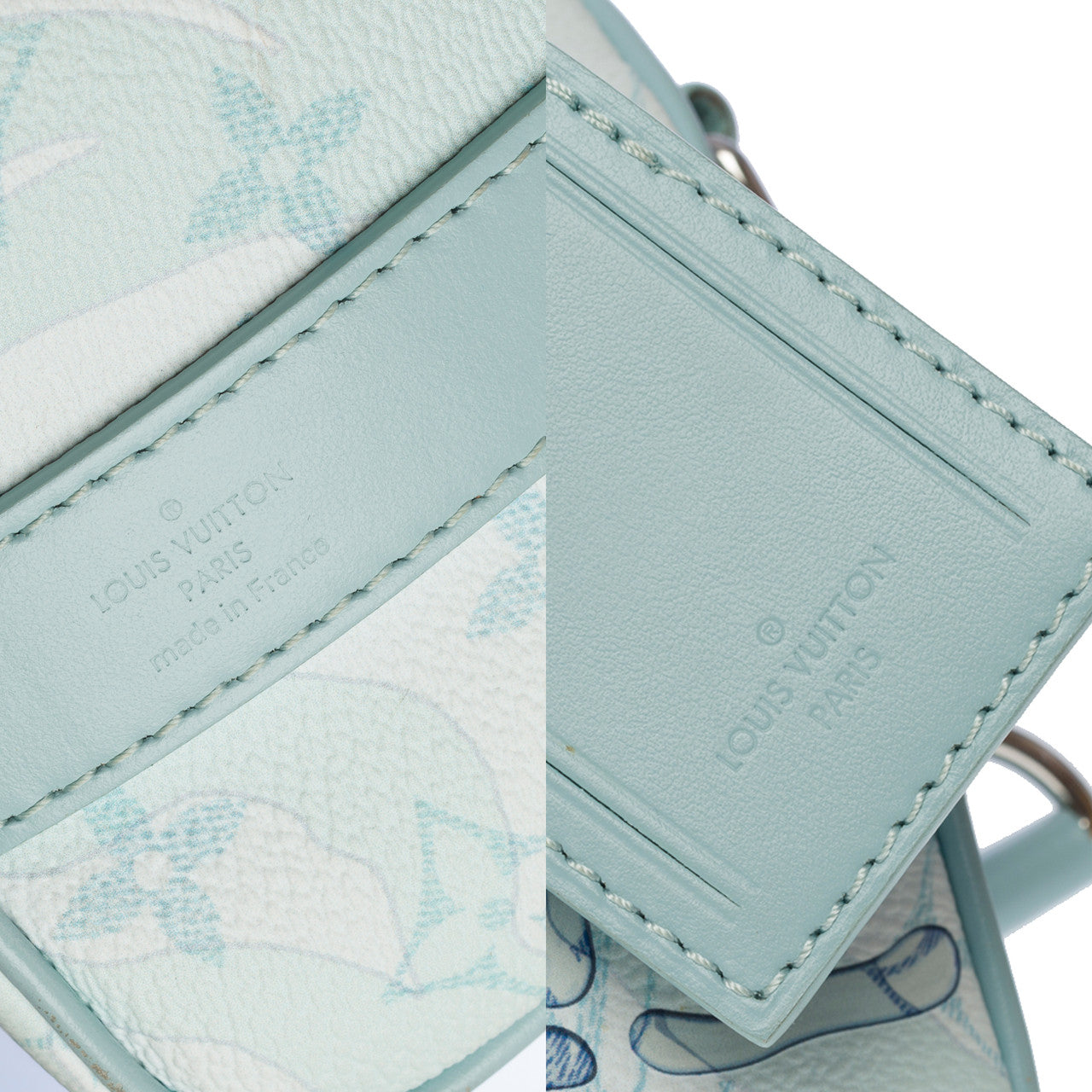 Sac LOUIS VUITTON Speedy en Toile Bleu - 101385