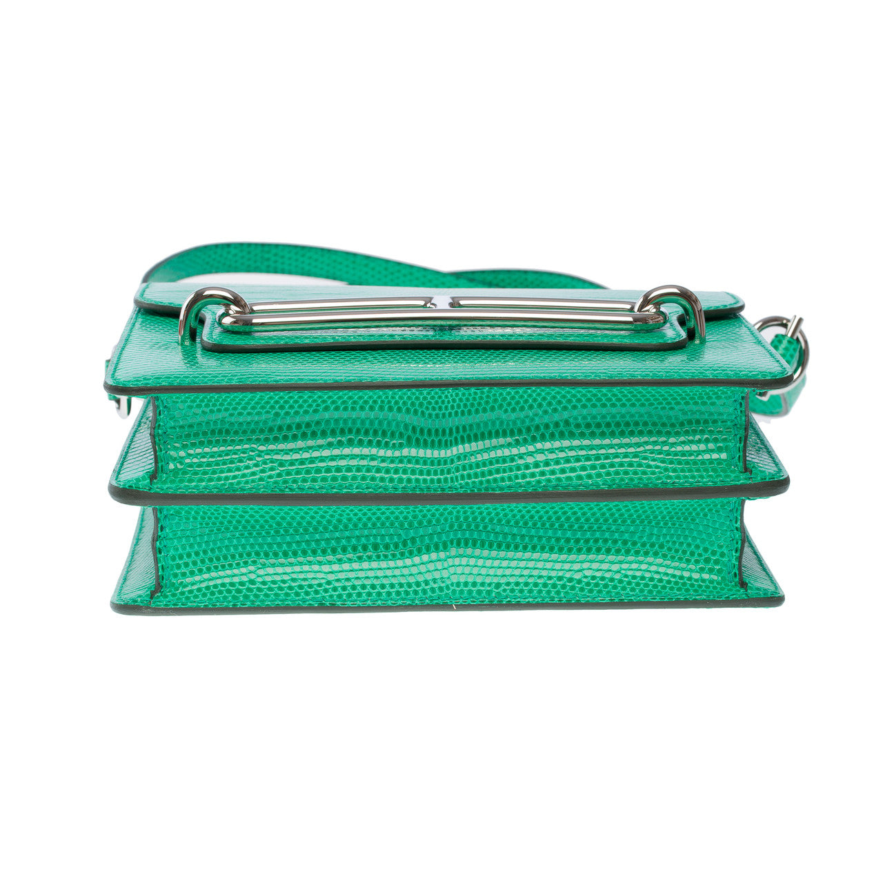 Sac HERMES Roulis en Cuirs exotiques Vert - 101528