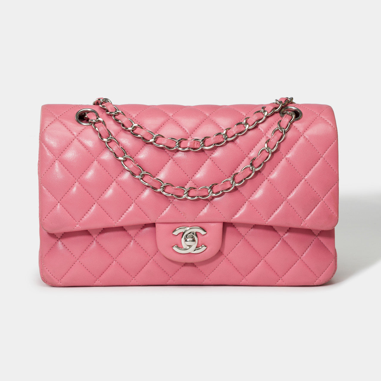 Sac CHANEL Timeless/Classique en Cuir Rose - 101622