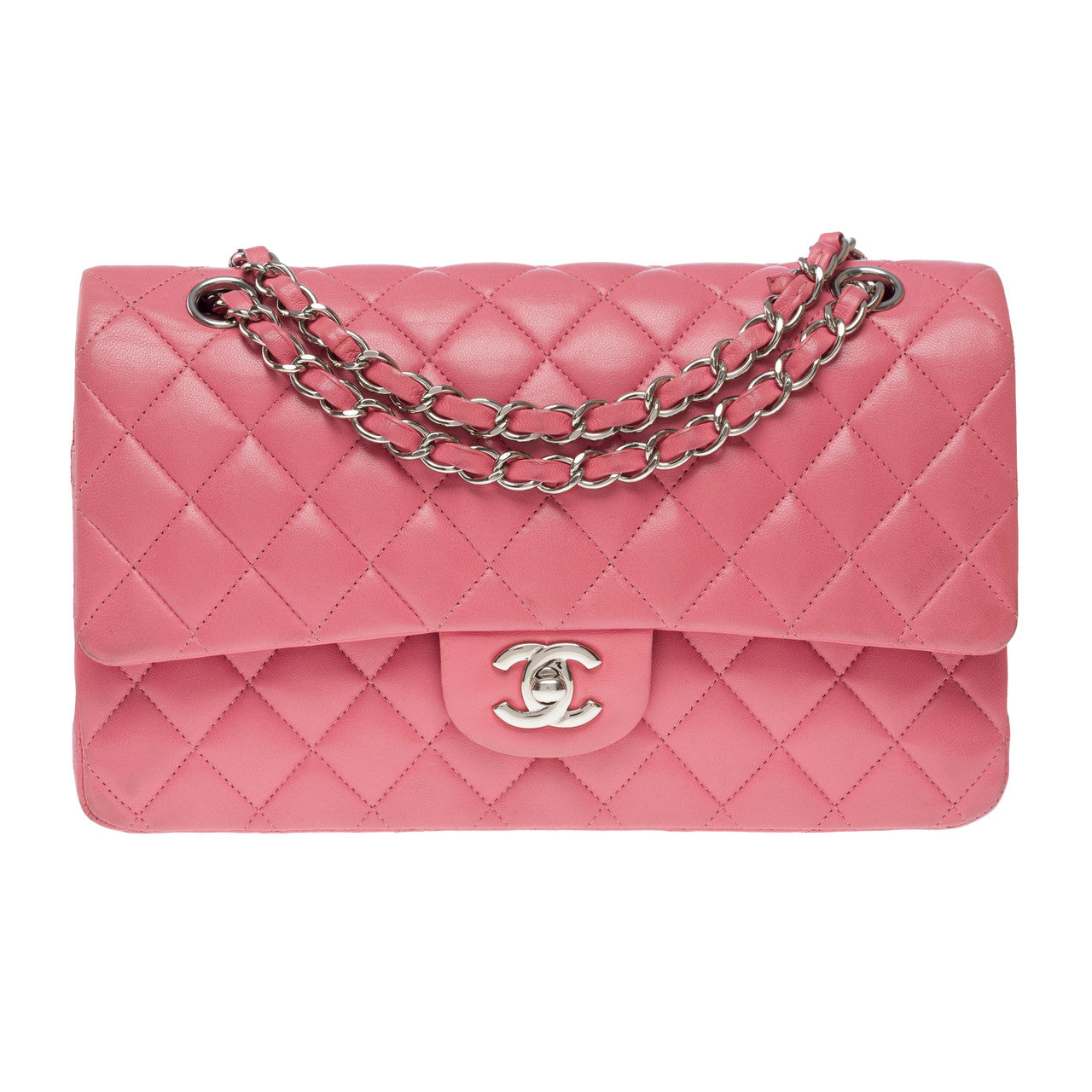 Sac CHANEL Timeless/Classique en Cuir Rose - 101622