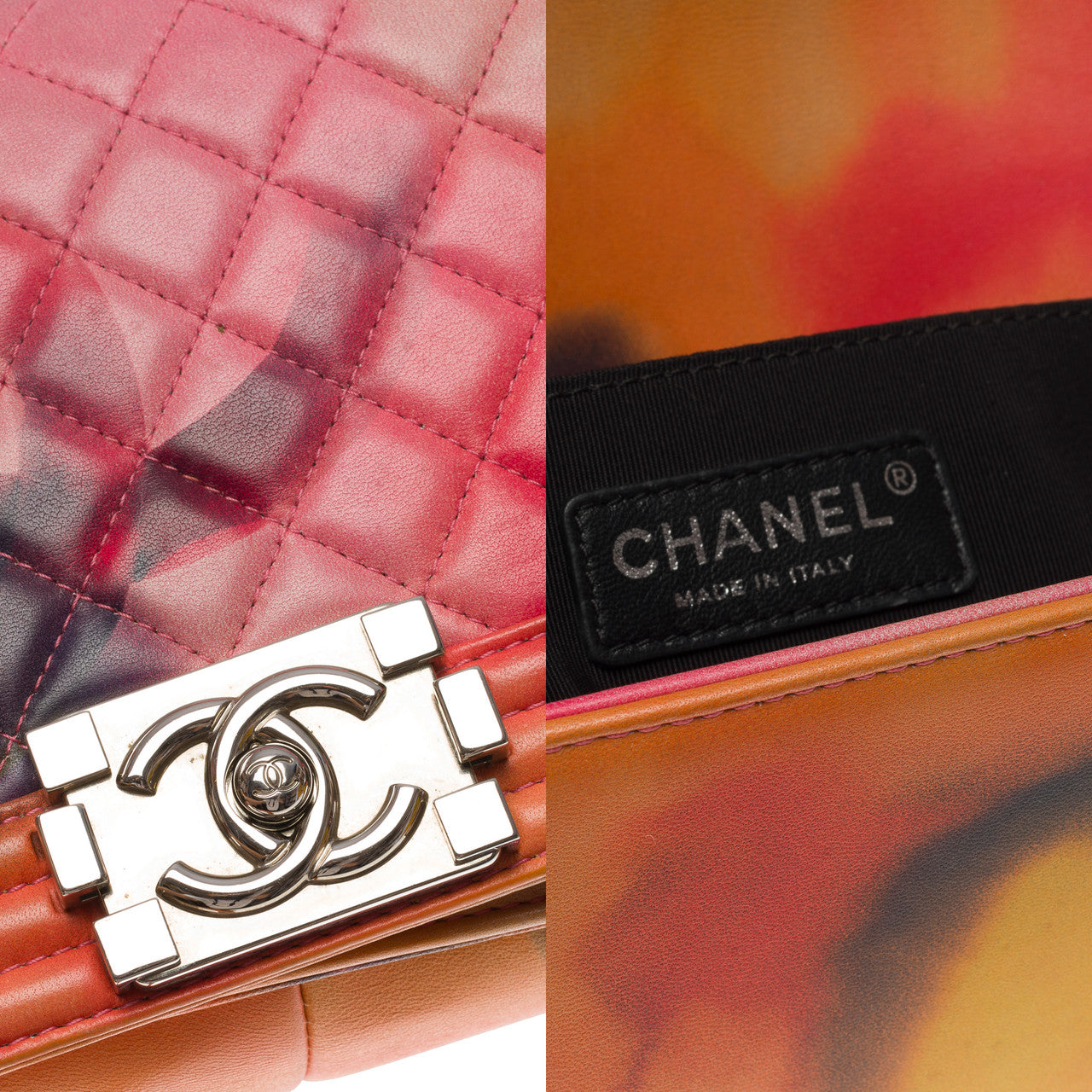 Sac CHANEL Boy en Cuir Rose - 101352