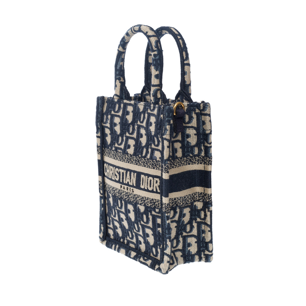 Sac DIOR Book Tote en Toile Bleu Marine - 101647
