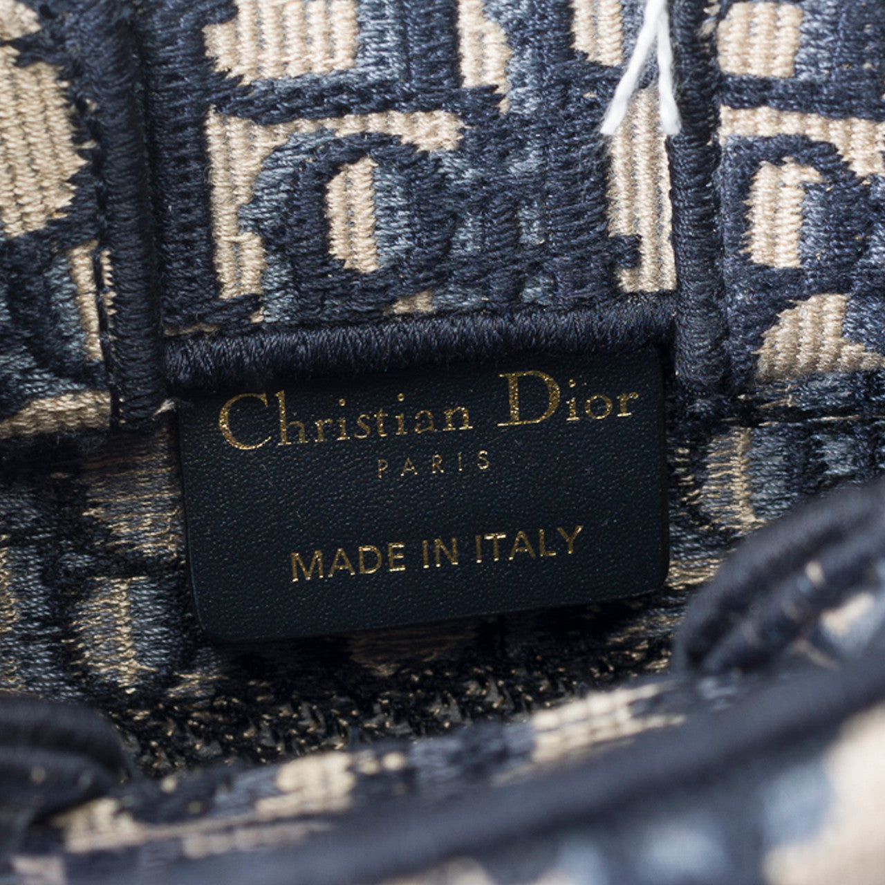 Sac DIOR Book Tote en Toile Bleu Marine - 101647