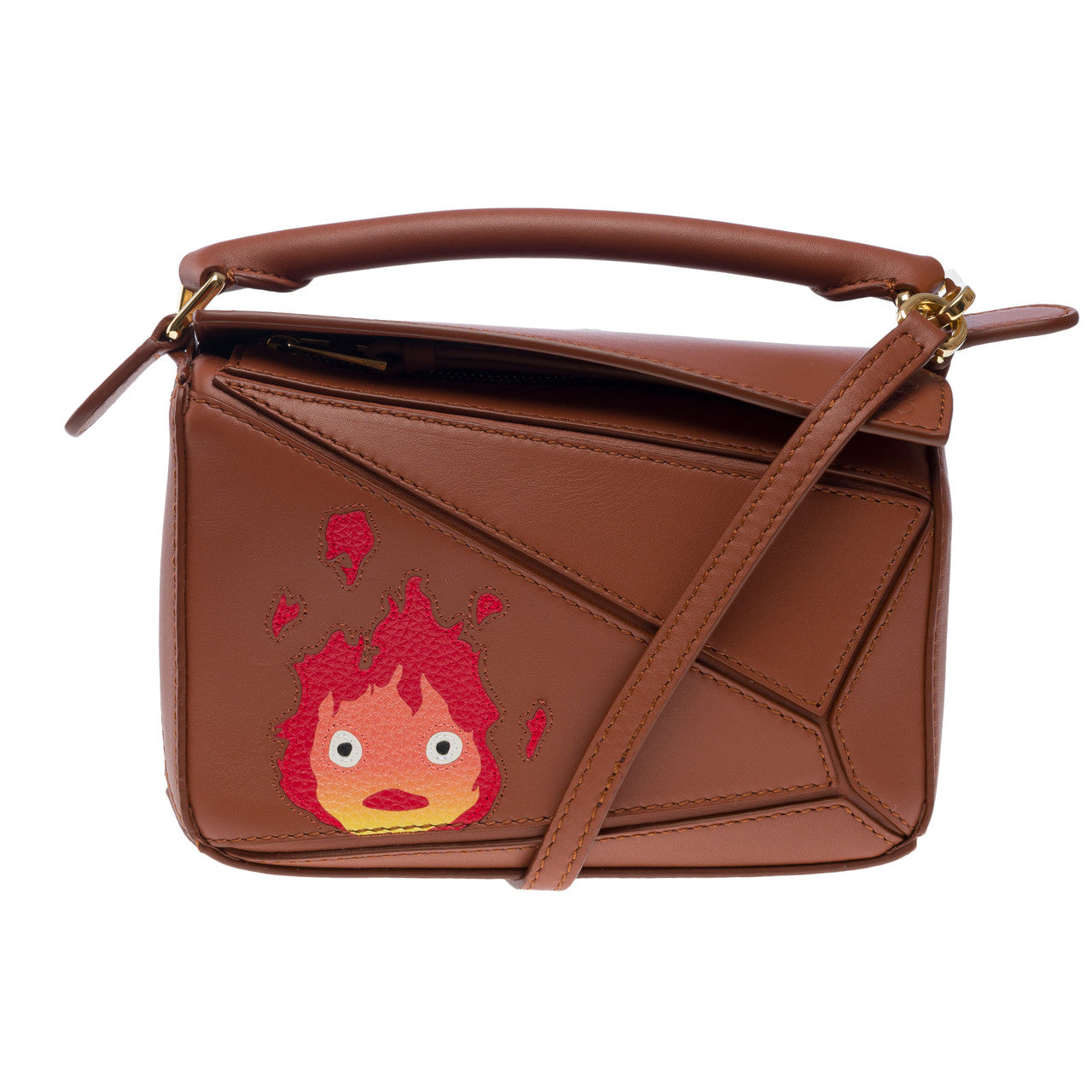 Sac LOEWE Puzzle en Cuir Marron - 101683