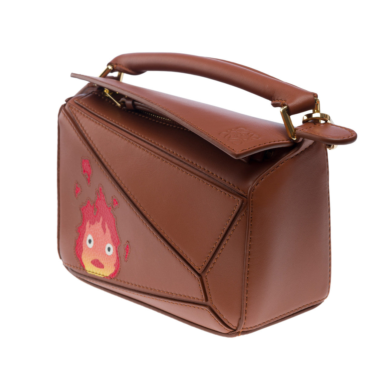 Sac LOEWE Puzzle en Cuir Marron - 101683