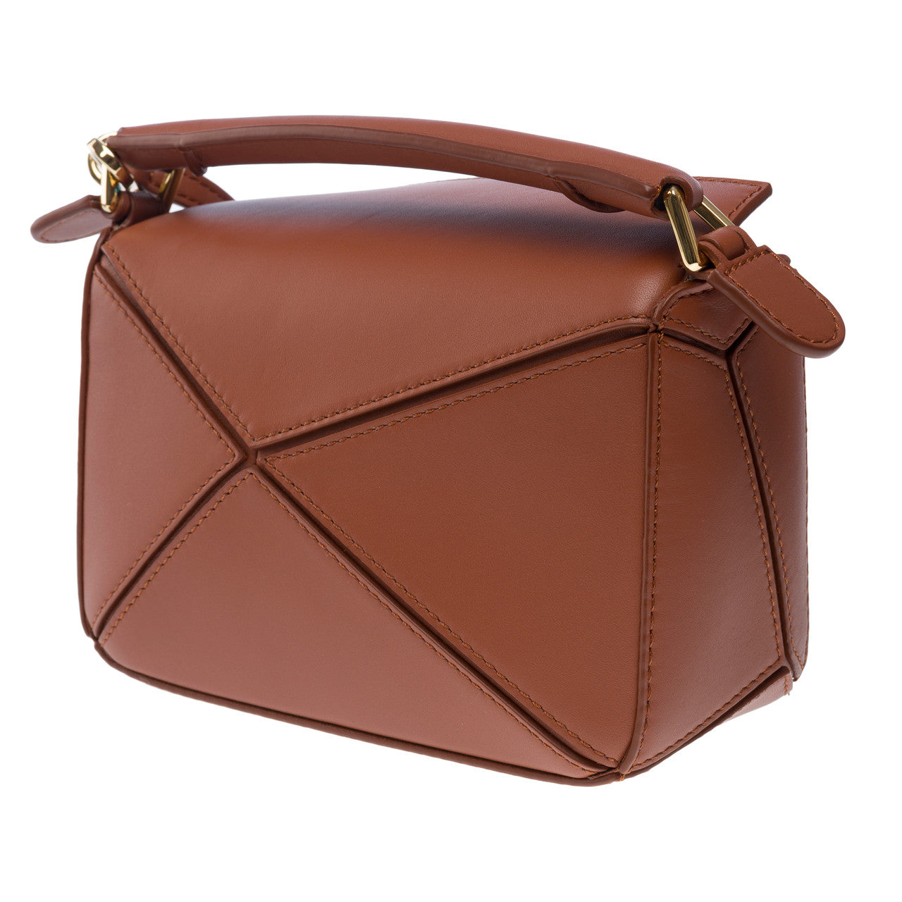 Sac LOEWE Puzzle en Cuir Marron - 101683