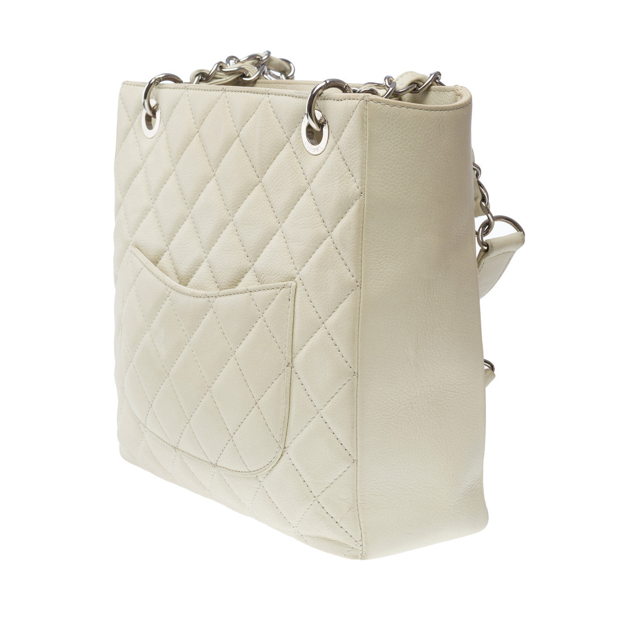 Sac CHANEL Petite Shopping Tote en Cuir Beige - 101699