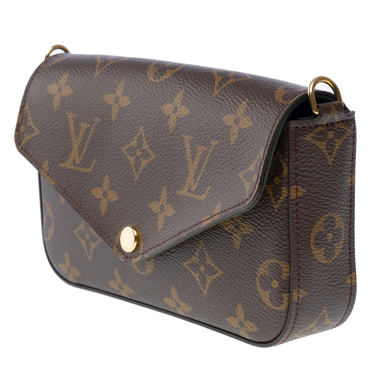 Sac LOUIS VUITTON Felicie Strap & Go en Toile Marron - 101692