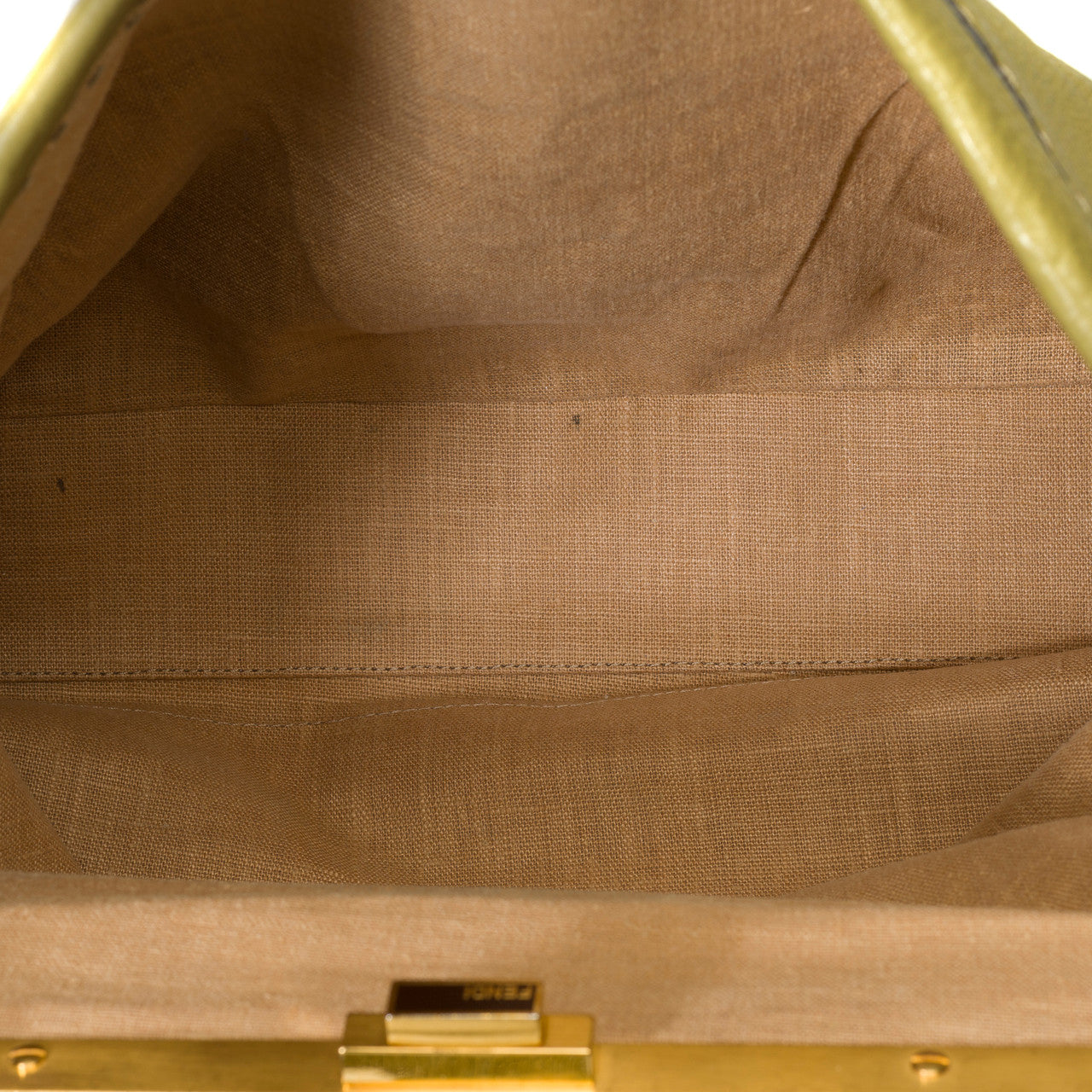 Sac FENDI Peekaboo X-Lite en Cuir Vert - 101715