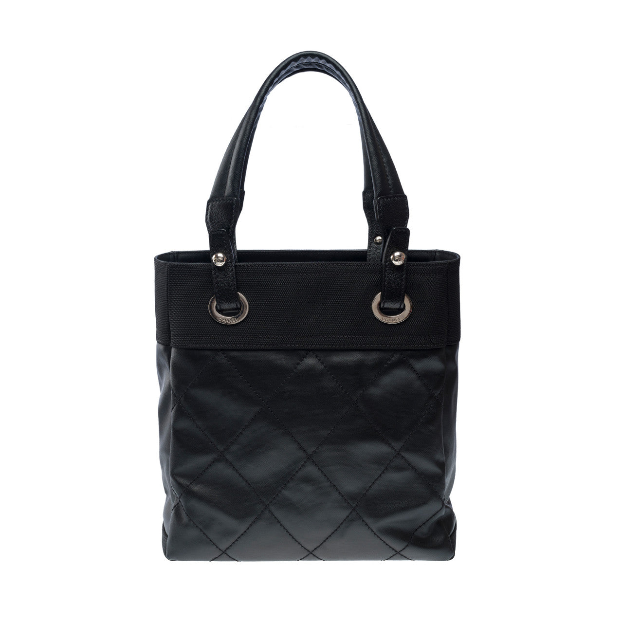 Sac CHANEL Petite Shopping Tote en Cuir Noir - 101698