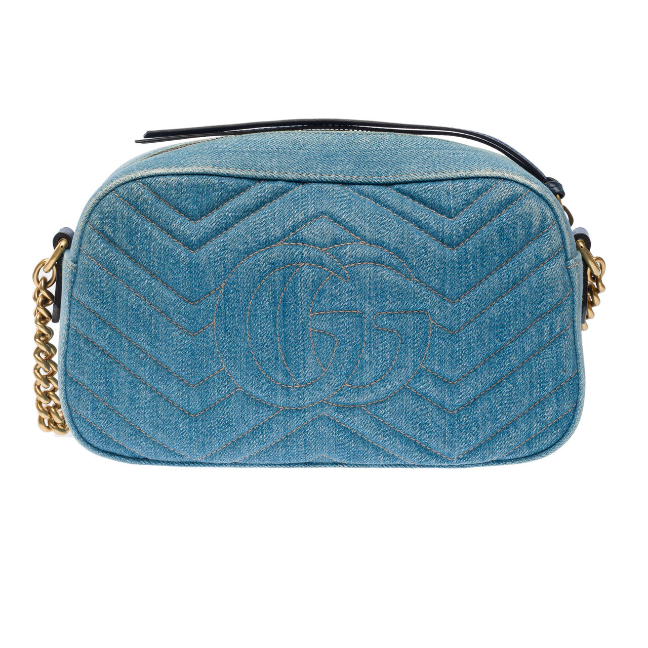Sac GUCCI Marmont en Denim Bleu - 101769