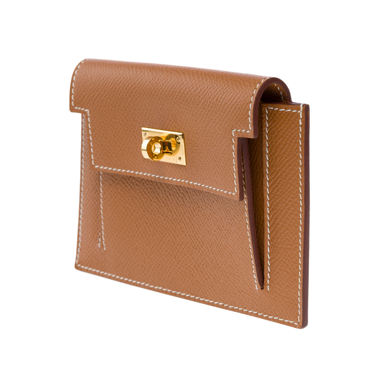 Accessoire HERMES Kelly Pocket en Cuir Doré - 101796