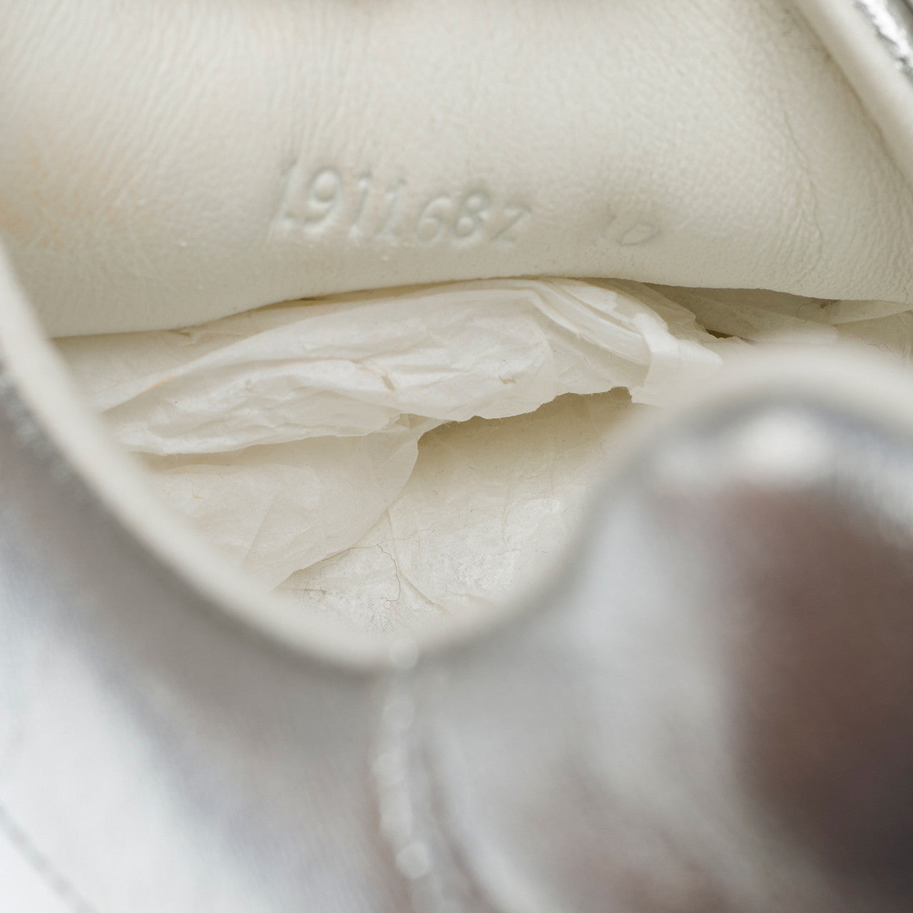 Chaussure HERMES en Cuir Argent - 101922