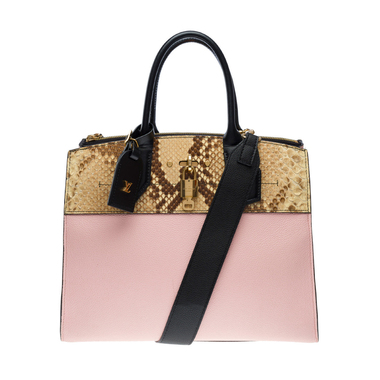 Sac LOUIS VUITTON City Steamer en Cuir Rose - 101869