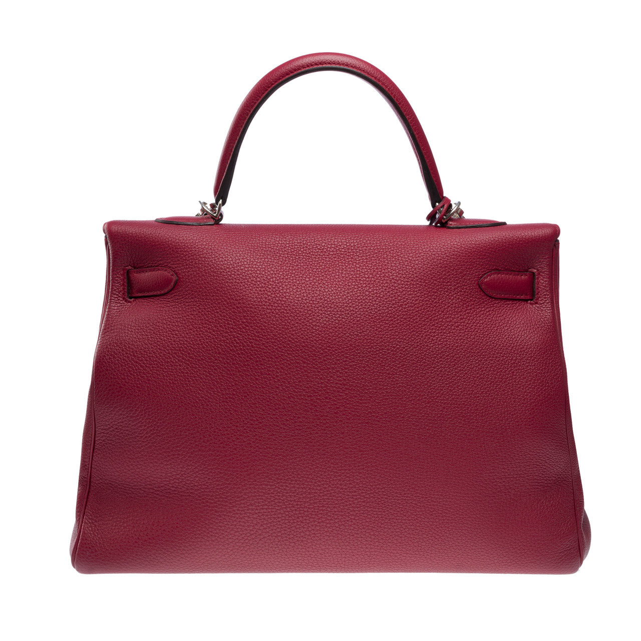 Sac HERMES Kelly 35 en Cuir Bordeaux - 101951