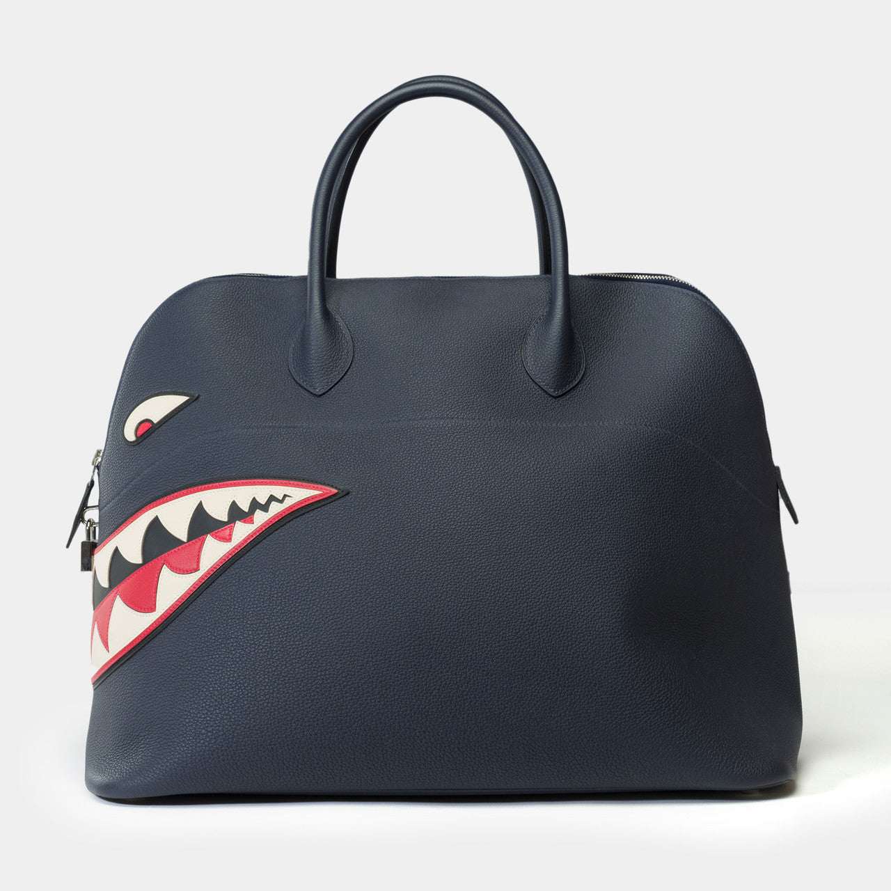Sac HERMES Bolide en Cuir Bleu Marine - 101971