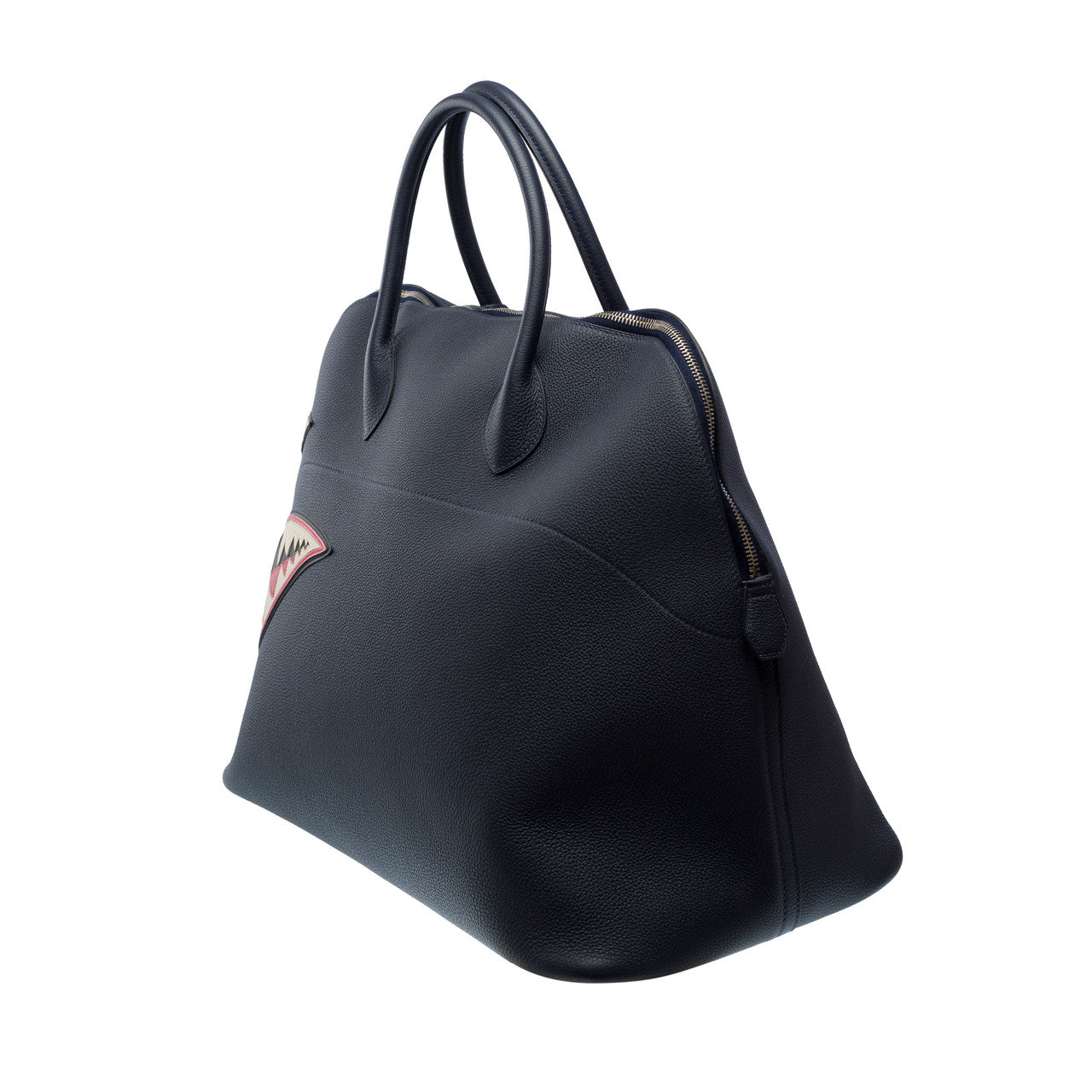 Sac HERMES Bolide en Cuir Bleu Marine - 101971